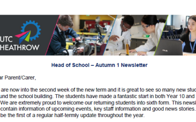 Head of School Newsletter: Autumn 2022