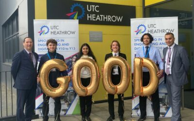 UTC Heathrow celebrates upgrade to ‘Good’ Ofsted rating